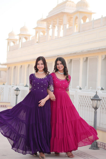 Own the Night: Embrace Elegance with Premium Readymade Designer Gowns