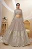 Designer Grey Color Embroidered Lehenga Choli Collection Clothsvilla