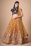 Gold Color Exquisite Soft Net Embellished Lehenga Choli For Festive Fervor Clothsvilla