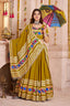 Fluorescent Green Chaniya Choli for Navratri Garba Night Clothsvilla