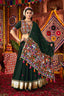 Beautiful Green Mirror Work Chaniya Choli for Navratri Clothsvilla