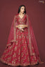 Shop Red Embroidered Lehengas Online For Women Clothsvilla