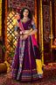 Traditional Purple Ghagra Choli for Garba Look Clothsvilla