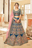 Traditional Velvet Bridal Lehenga Choli with Zari Embroidery Clothsvilla