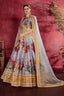Wedding Collection Lehenga Choli In Grey Colour Clothsvilla