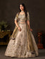 Bronze Gold Fendy Fabric Embroidered Lehenga Choli With Dupatta ClothsVilla