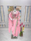 Baby Pink Elegant Wedding & Party Wear 4-Piece Set with Embroidered Belt Clothsvilla