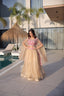 Beige Modern Ethnic Lehenga with Shrug ClothsVilla