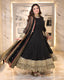 Black Designer Zari Sequins Gown Set ClothsVilla