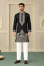 Black Silk Kurta Pant Set ClothsVilla