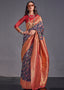 Blue Versatile Elegance Modal Silk Saree – Effortless Style for Every Occasion ClothsVilla