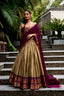Cream Cotton Lehenga Set ClothsVilla