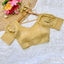 Cream Jari Weaving Blouse in Jari Kobra Fabric ClothsVilla
