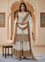 Dual Tone Georgette Kurti Palazzo Set ClothsVilla