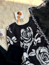 Load image into Gallery viewer, Elegant Black Maslin Cotton Kurta Palazzo Set with Printed Dupatta - Perfect for Ramadan &amp; Parties ClothsVilla