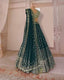 Enthralling Faux Georgette Lehenga Choli Set with Jari, Sequence & Paper Mirror Work ClothsVilla