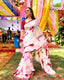 Faux Georgette Saree with Digital Print, Sequined Embroidery & Lace Work ClothsVilla