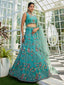 Lime Green net with Coding & Zarkan embroidery Semi-Stitched Lehenga choli & Dupatta ClothsVilla