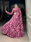 Maroon Glamorous Grace Tabby Silk Lehenga Set with Hotfix Detailing