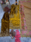 Mehendi Premium Designer Party Wear Viscose Velvet Top, Plazzo & Dupatta Set – Elegant Festive Look Clothsvilla