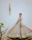 Multi Color Glamorous Fox Georgette Embroidered Semi-Stitched Lehenga Set Clothsvilla
