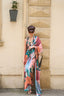 Multi Colour Elegant Bollywood Satin Printed Saree – Party & Festive Wear ClothsVilla