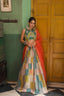 Multicolor Printed Silk Lehenga Choli ClothsVilla