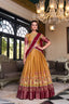 Mustard Regal Kanchipuram Zari Woven Lehenga Set with Embroidered Georgette Dupatta – Stitched Lehenga & Unstitched Blouse Clothsvilla