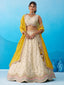 Tissue Sequins Embroidered Semi-Stitched Lehenga & Unstitched Blouse With Dupatta Clothsvilla