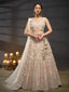 Net Multi Sequins with heavy Zarkan Embroidered Semi-Stitched Lehenga Choli with Dupatta Clothsvilla