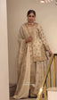 Off White Embroidered Palazzo Suit Set ClothsVilla