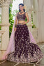 Organza Sequins Embroidered Semi-Stitched Lehenga Choli with Dupatta Clothsvilla