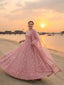 Peach Designer Georgette Gown ClothsVilla