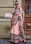 Peach Queen Digital Printed Satin Crepe Saree with Blouse Piece – Festive & Partywear ClothsVilla