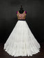 White Lehenga & Purple Choli Set Designer Rayon with Real Mirror & Kodi Work ClothsVilla