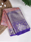 Peach Jacquard Silk Saree with Exquisite Zari Weaving – Perfect for Elegant Occasions