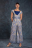 Navy Blue Chic Printed Linen Maxi Dress – Ready to Wear ClothsVilla