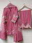 Pink Elegant Embroidered Crepe Palazzo Set with Dupatta ClothsVilla