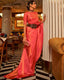 Pink Elegant Festive Blended Silk Kanjivaram Saree ClothsVilla