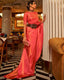 Pink Elegant Festive Blended Silk Kanjivaram Saree ClothsVilla