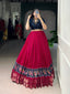 Pink Elegant Poly Cotton Printed Zari Weaving Lehenga with Handworked Pure Cotton Blouse – Stitched Traditional Ensemble ClothsVilla