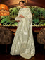 Pista Elora Fashion Banarasi Silk Unstitched Saree with Designer Border ClothsVilla