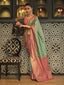 Pista Traditional Woven Kanjivaram Silk Blend Saree – Elegant & Versatile for All Occasions ClothsVilla