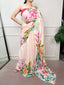Printed Satin Silk Saree