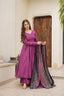 Purple Anarkali Set - Flame of Elegance Clothsvilla