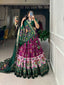 Purple Color Patola Print Tussar Silk Lehenga Choli Set ClothsVilla