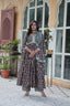 Purple Elegant Pure Cotton 3-Piece Suit Set for Women Comfortable Fit ClothsVilla