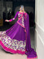 Purple Mirror Charm Ethnic Lehenga Set ClothsVilla
