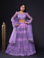 Purple Shine Bright in Lilac Stunning Shimmer Lehenga Set ClothsVilla