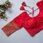 Red Kashish Silk Blouse with Beautiful Embroidery and Sequined Touch ClothsVilla